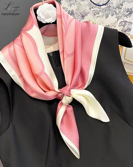 Satin Bandanas Head Scarf For Women Hair Scarves Accessories Lightweight Fashion Wrap Neck Silk Sleeping Headscarf