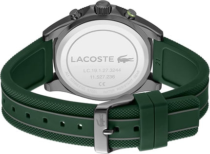 Lacoste Mainsail Men's Chronograph Watch - Stainless Steel - Water Resistant up to 5ATM/50 Meters - Contemporary, Sporty - Premium Fashion Timepiece - Gift for Him - 43mm