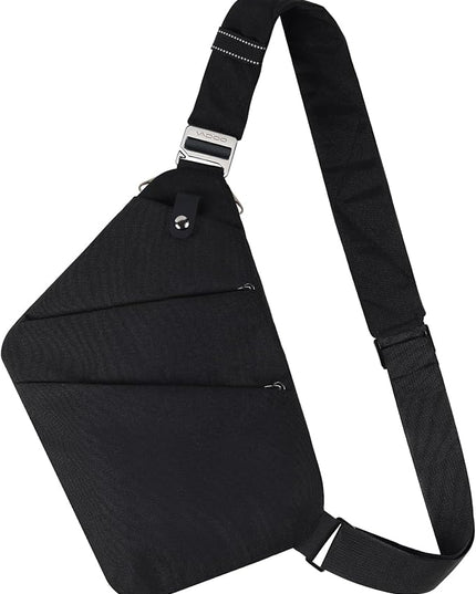 VADOO Sling Bag for Men and Women, Anti theft Crossbody Bag Lightweight Shoulder Chest Bag for Travel Gym