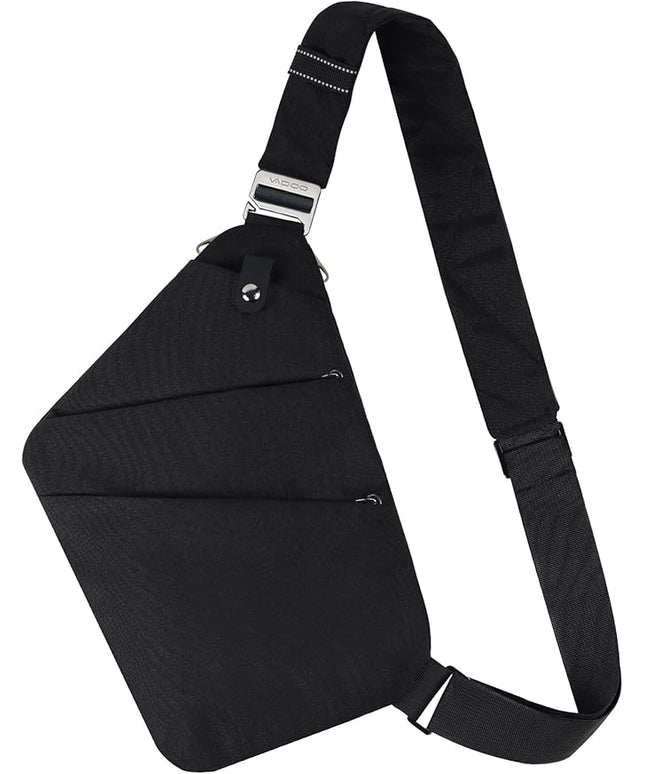 VADOO Sling Bag for Men and Women, Anti theft Crossbody Bag Lightweight Shoulder Chest Bag for Travel Gym
