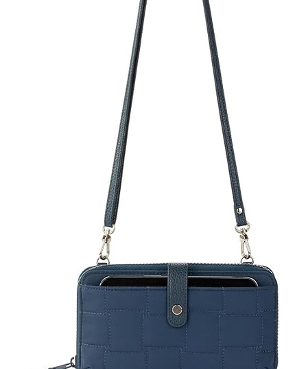 Sakroots Artist Circle Smartphone Crossbody in Coated Canvas, Detachable Wristlet Strap