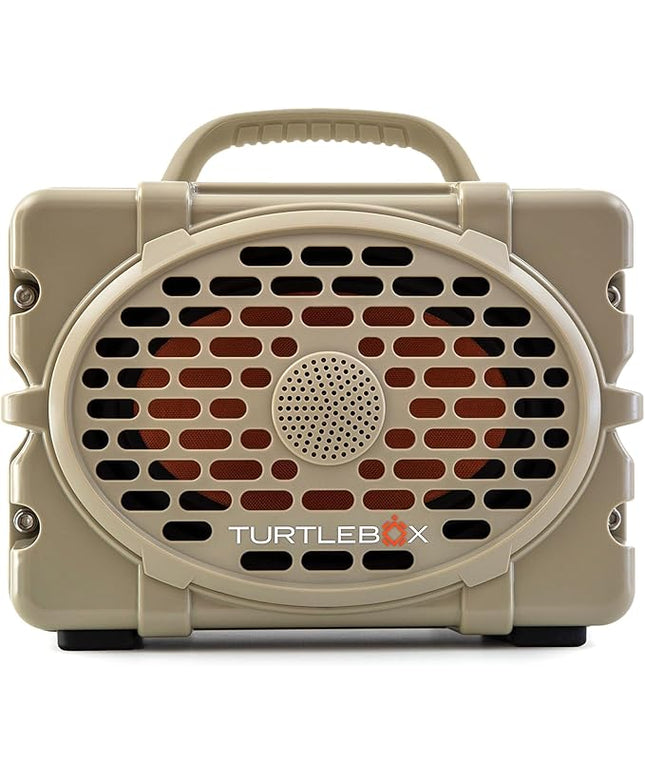 Turtlebox Original Gen 3: Portable Outdoor Bluetooth Speaker – Ultra-Loud (120dB), Waterproof (IP67), Rugged, Impact-Resistant, 3-Day Battery | Party Mode: Unlimited Pairing Stereo, Tan/Tan
