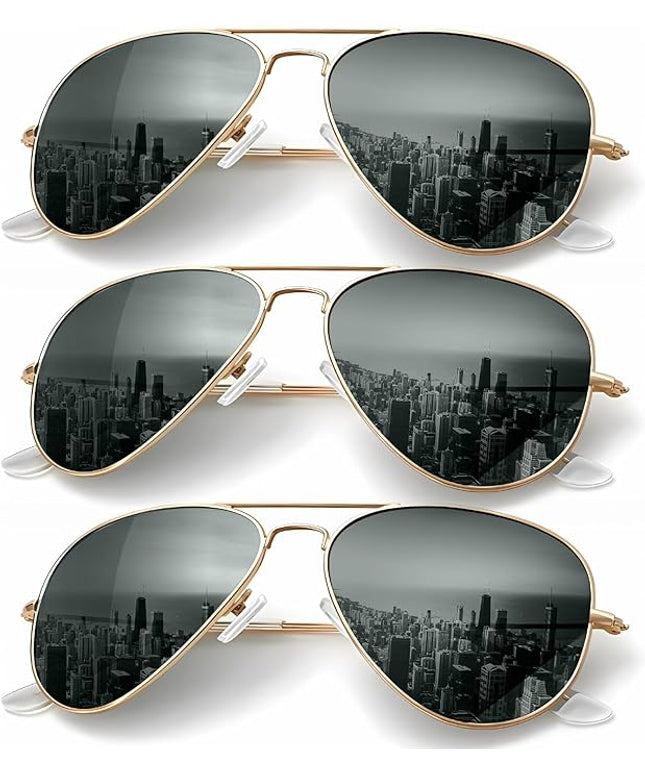KALIYADI Classic Aviator Sunglasses for Men Women Driving Sun glasses Polarized Lens UV Blocking
