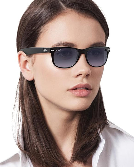 Ray-Ban RB2132 New Wayfarer Polarized Square Sunglasses
