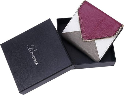 Lavemi Ultra Thin Small Compact Leather Womens Girls Wallets RFID Blocking Credit Card Holder for Women