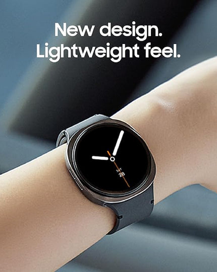 Samsung Galaxy Watch 8 (2025) 44mm Bluetooth Smartwatch, Cushion Design, Fitness Tracker, Sleep Coaching, Running Coach, Energy Score, Heart Rate Tracking, Silver [US Version, 2 Yr Warranty]