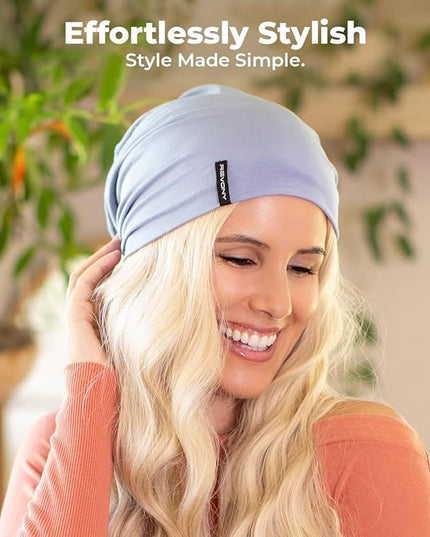 Summer T-Shirt Beanie for Men & Women - Soft Modal - Slouchy Style