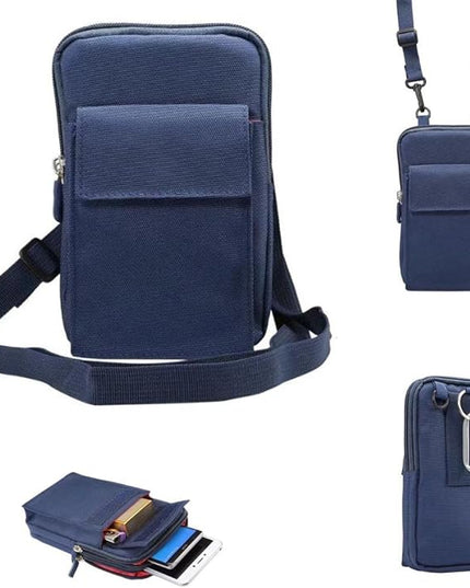 Universal Crossbody Cellphone Purse Waist Pack Bag for Outdoor Sports Moblie Phone Carrying Cases Shoulder Belt Bag Pouch for iPhone X 8/8 Plus Samsung Galaxy Phones Under 6.4'' from WaitingU