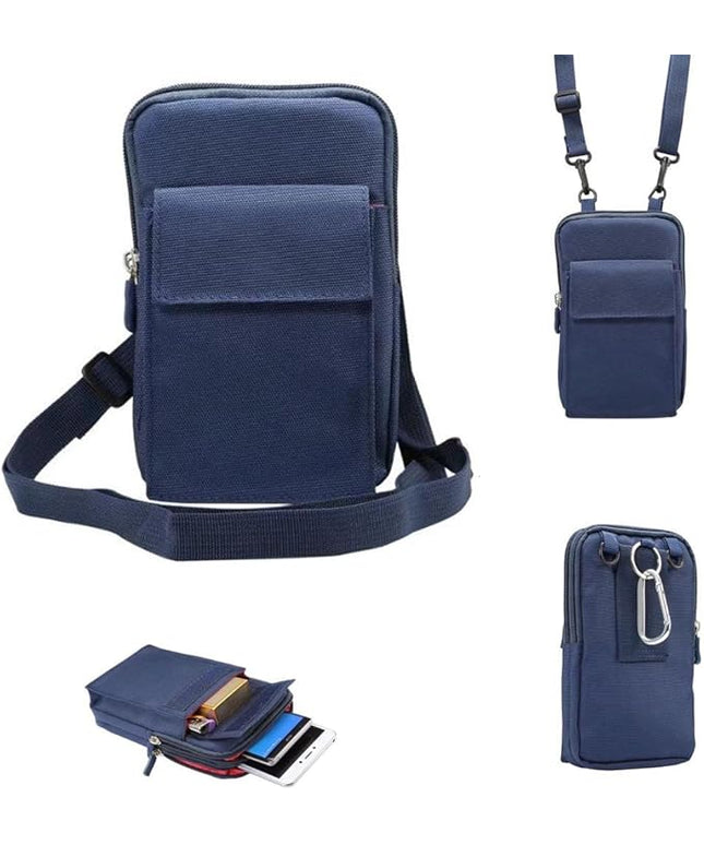 Universal Crossbody Cellphone Purse Waist Pack Bag for Outdoor Sports Moblie Phone Carrying Cases Shoulder Belt Bag Pouch for iPhone X 8/8 Plus Samsung Galaxy Phones Under 6.4'' from WaitingU