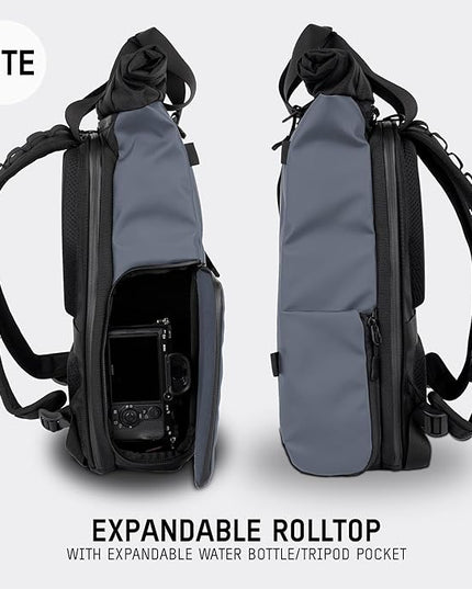 WANDRD PRVKE Lite: Weather-Resistant Travel & Camera Backpack with Laptop Sleeve, Quick Side Access, Clamshell Opening – Ideal Photography & Travel Bag