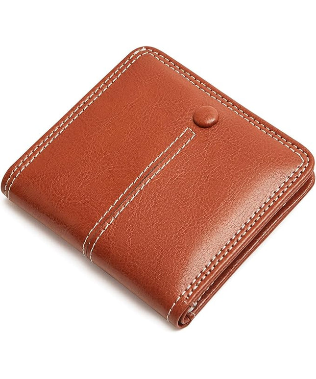 TFKGS Slim Wallet for Women RFID Wallet Women Small Wallets Woman Thin Credit Card Holder RFID womens wallet Blocking Bifold Compact Pocket Ladies Leather Brown Mini Purse