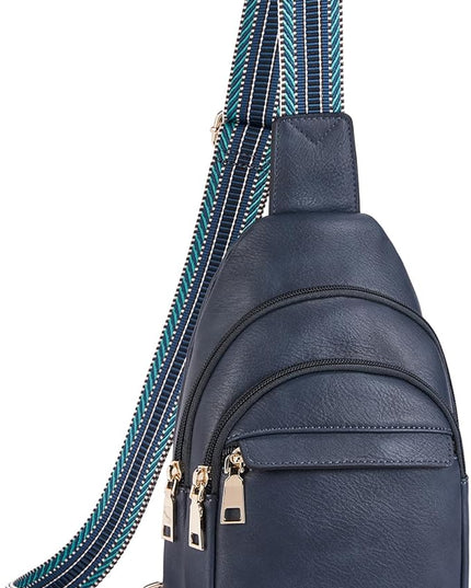 BOSTANTEN Small Sling Bag for Women Leather Crossbody Bags Fanny Pack Chest Bag for Travel