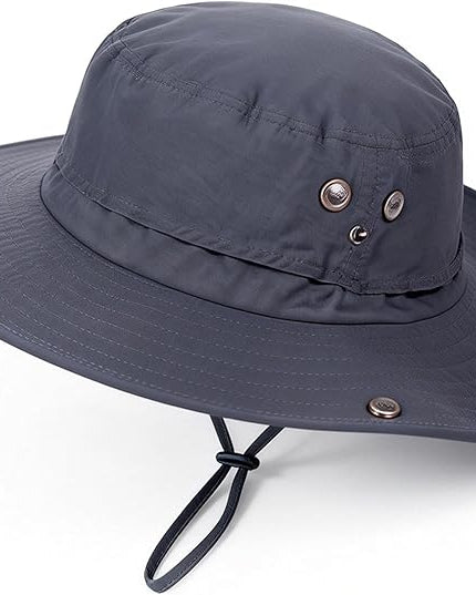 PLCWSCFV Plus Size XL XXL Sun Hats for Men Bucket Boonie UV Protection UPF50+ Waterproof Wide Brim Foldable Fishing Beach