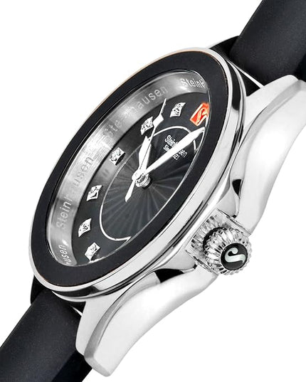 Steinhausen Arbon Collection Stainless Steel Silicone Interchangable Band Women's Watch