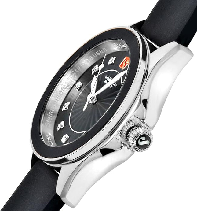 Steinhausen Arbon Collection Stainless Steel Silicone Interchangable Band Women's Watch