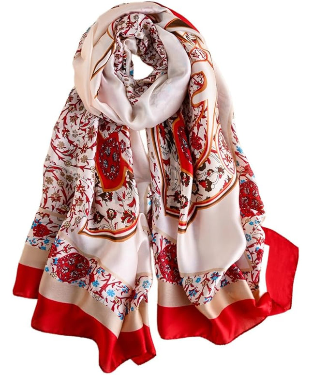 Silk Scarf Mulberry Silk Fashion Scarves Long Lightweight Shawl Wrap …
