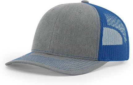Richardson 112 Trucker Hat - Premium Adjustable Snapback Hat - Structured Six Panel Richardson Blank Caps