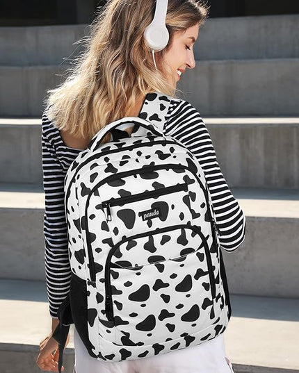 Paude Backpack School,Milk Backpack Laptop,Bookbag for Teens 15.6 Inch College Back pack for University Business Work Travel