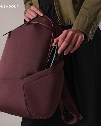 Troubadour Apex 4.0 Compact - 16L Premium Laptop Backpack - Ergonomic & Water Resistant - Designed for Work and Travel - Bronze Red