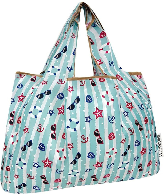 allydrew Large Foldable Tote Nylon Reusable Grocery Bags