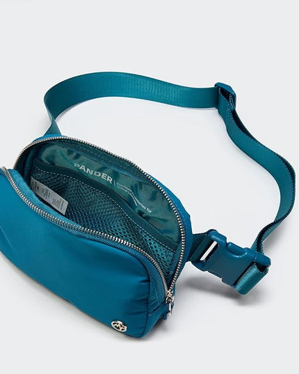 Pander Unisex Belt Bag Fanny Pack for Women with Adjustable Strap, Small Waist Pouch for Workout Running Traveling Hiking