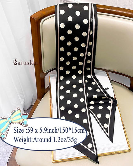 Purse Scarf For Handbags Head Scarves For Women's Hair Bags Scarfs Long Skinny Scarves Fashion Silky