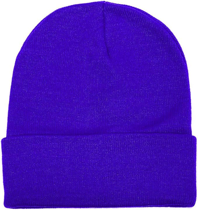 Gelante Unisex Beanie Cap Knitted Warm Solid Color