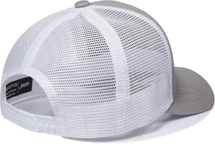 AURR American Flag Trucker Hat, Patriotic Baseball Cap for Men & Women, Breathable Mesh Adjustable Snapback, USA Flag Patch