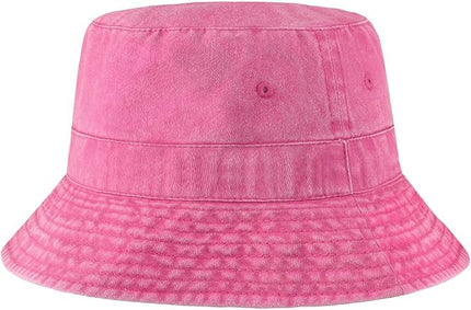 Hot Summer Bucket Hat - Trendy Cotton Sun Hat for Beach, Golf, Fishing - Fun Outdoor Vacation Boonie for Men and Women