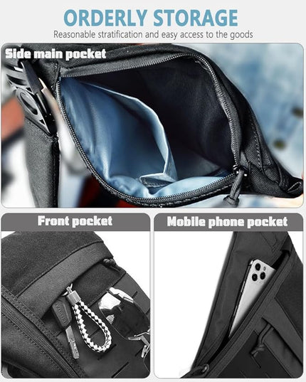 Tactical Sling Bag for Men Women Crossbody Anti-Theft CCW Sling Bag EDC Carry
