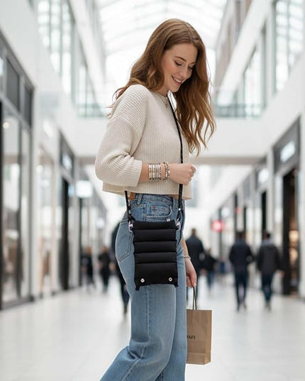 ACUARIO Crossbody Bag for Women, Tote Bag Purse for Work, Travel, Gym – Small Shoulder Bag, Stylish Women’s Tote Handbag