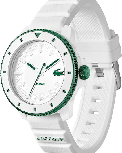 Lacoste.12.12 Scuba Men's 3H Quartz Watch, Silicone Strap - Modern, Classic Timepiece - Gift for Him, 43mm