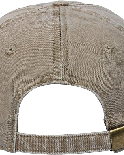 HH HOFNEN Men Women Washed Distressed Twill Cotton Baseball Cap Vintage Adjustable Dad Hat