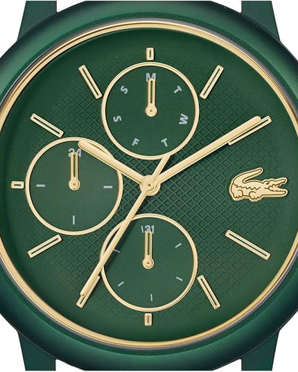 Lacoste 12.12 Move Men's Multifunction Watch – 42mm Aluminum Case, Day/Date/24-Hour Subdials, Contemporary, Sporty - Premium Fashion Timepiece - Gift for Him