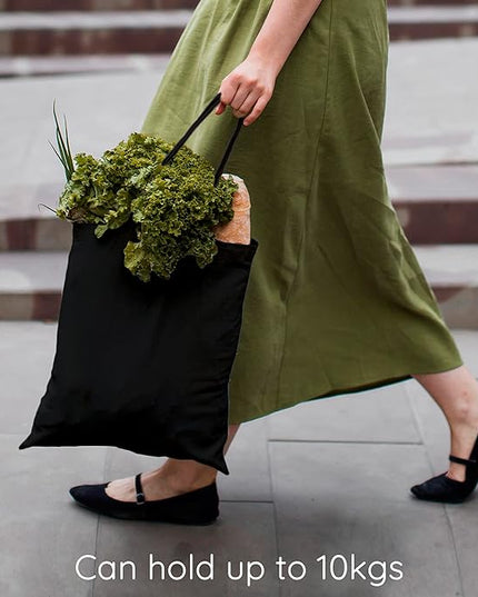 Eco Right Tote Bag for Women, Reusable Grocery Bag, Canvas Tote Bag for Shopping, Cotton Bag for Daily Use, Gifts for Women