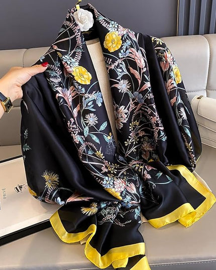 Silk Scarf Mulberry Silk Fashion Scarves Long Lightweight Shawl Wrap …