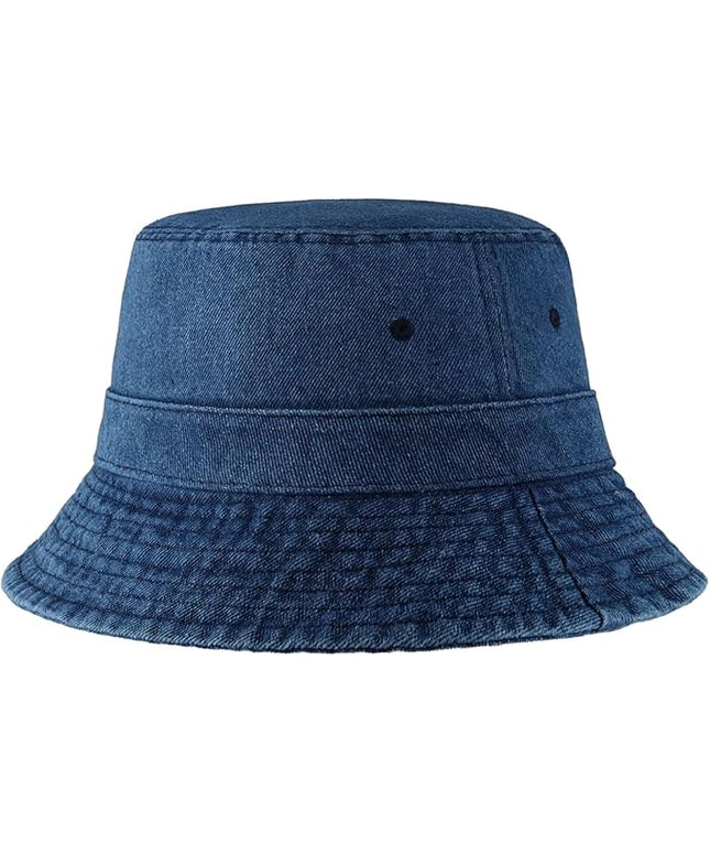 Hot Summer Bucket Hat - Trendy Cotton Sun Hat for Beach, Golf, Fishing - Fun Outdoor Vacation Boonie for Men and Women
