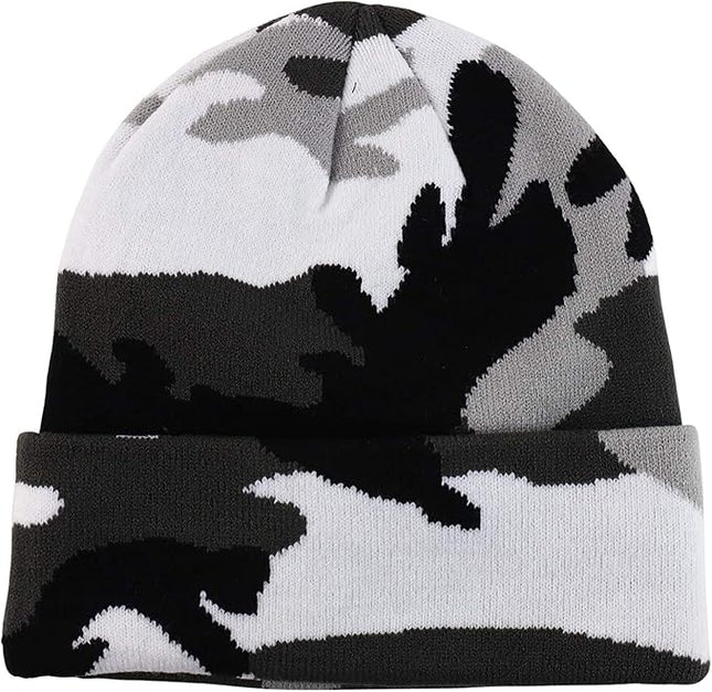 Gelante Unisex Beanie Cap Knitted Warm Solid Color and Multi-Color Multi-Packs