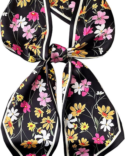 Purse Scarf For Handbags Head Scarves For Women's Hair Bags Scarfs Long Skinny Scarves Fashion Silky