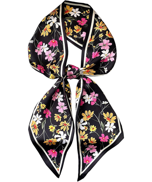 Purse Scarf For Handbags Head Scarves For Women's Hair Bags Scarfs Long Skinny Scarves Fashion Silky