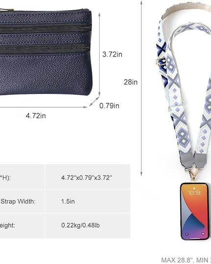 Cell Phone Strap Crossbody Universal Phone Lanyard Adjustable Strap Compatible with Most Smartphones Aztech