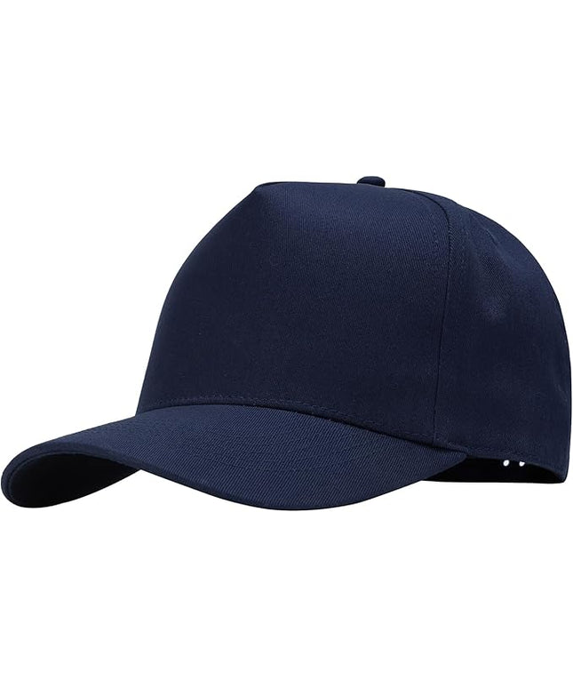 MEINICY Vintage Trendy Trucker Hat, Structured 5-Panel Snapback Hat, Adjustable Cotton Solid or 2-Tone Baseball Cap Men Women