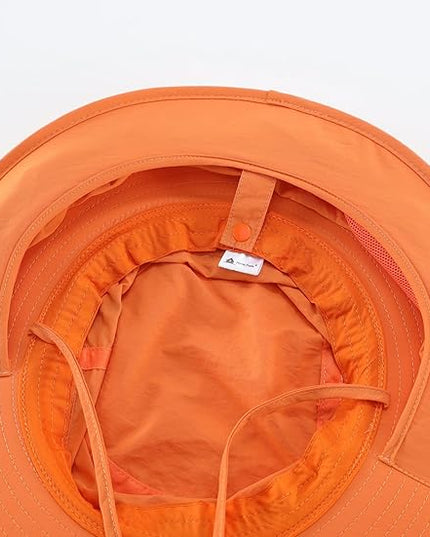 Home Prefer UPF50 Mens Sun Hat with Neck Flap Quick Dry UV Protection Cap Womens Wide Brim Fishing Hat Neck Flap Beach Garden