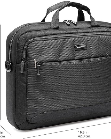 Amazon Basics Laptop Carrying Case Shoulder Strap, 10-pack, 15.6 inch, Black