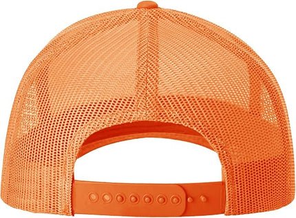 TZ Promise Men Women Plain Cotton Trucker Cap with Breathable Mesh Back, Snapback Baseball Hats