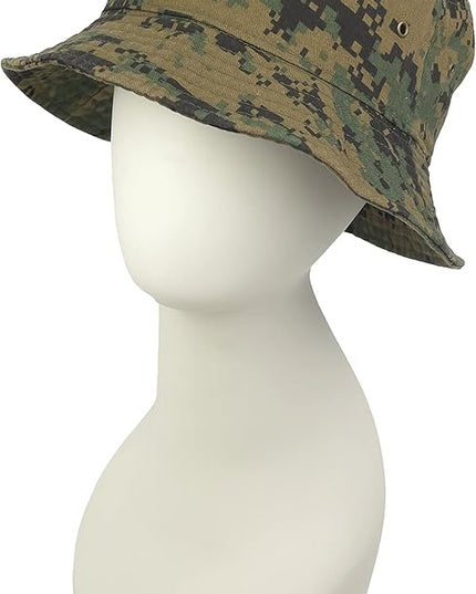 Utmost Bucket Hat 100% Cotton & Denim Lightweight Packable Outdoor Summer Beach Fishing Sun Hat