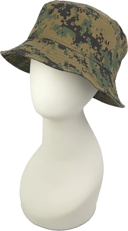 Utmost Bucket Hat 100% Cotton & Denim Lightweight Packable Outdoor Summer Beach Fishing Sun Hat