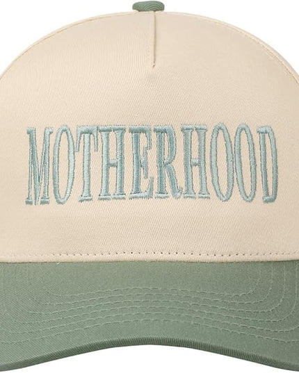 MIRMARU Two-Tone Vintage Canvas Trucker Hats for Men & Women, Adjustable Size Baseball Caps with Trendy Embroidered Design