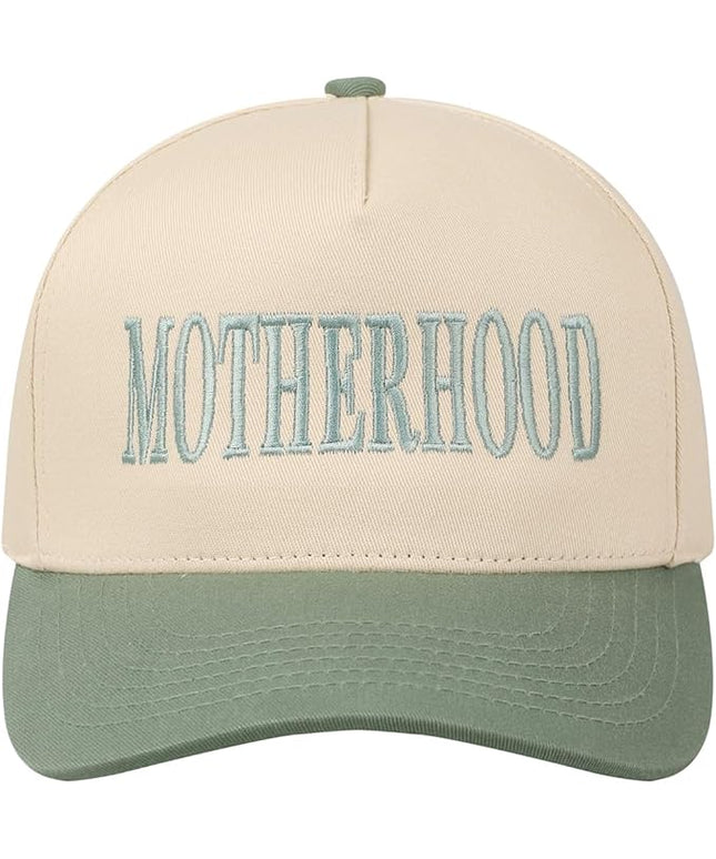MIRMARU Two-Tone Vintage Canvas Trucker Hats for Men & Women, Adjustable Size Baseball Caps with Trendy Embroidered Design