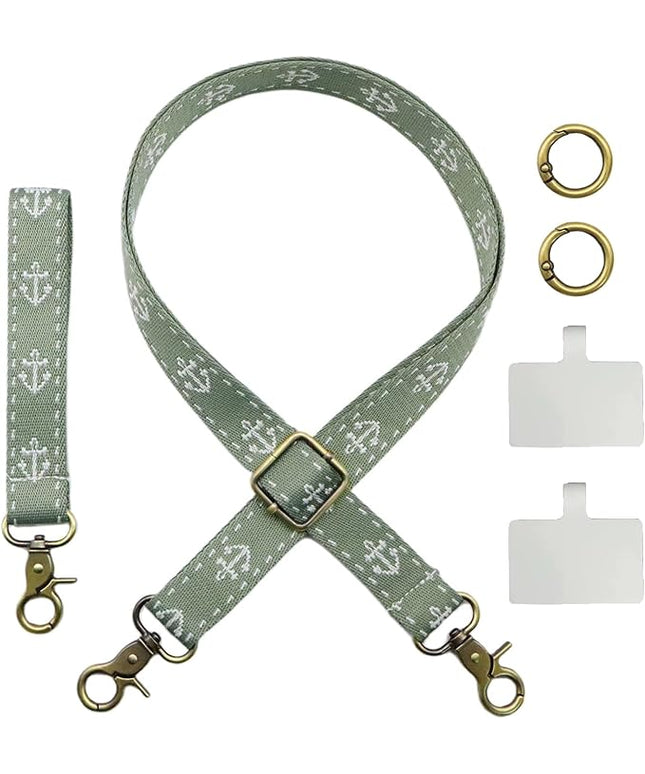 Adjustable 1" Width Phone Crossbody Lanyard and Wristlet Strap - Gift For The Lover In Your Life